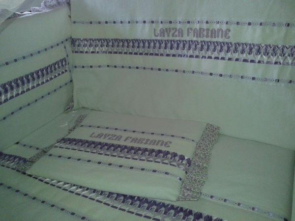 kit de berço lilás